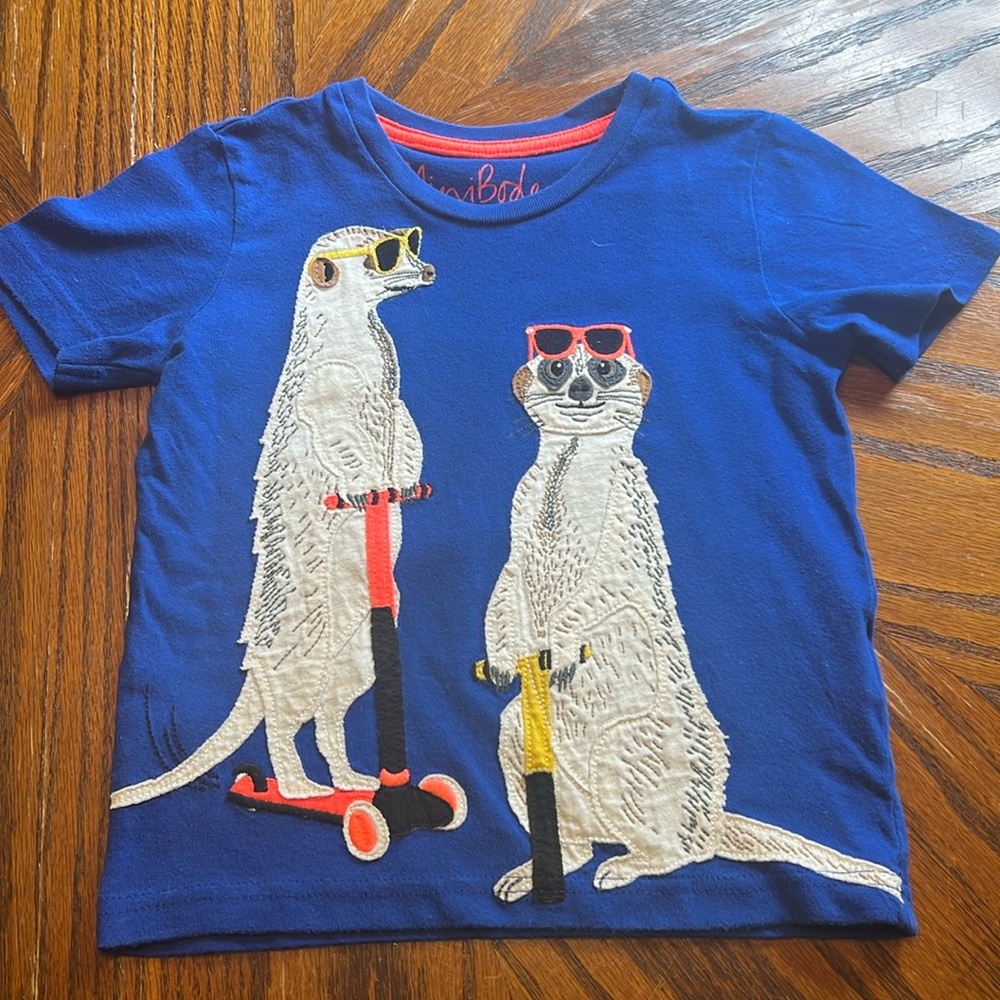 Mini Boden Appliqué T-Shirt 3-4 Years